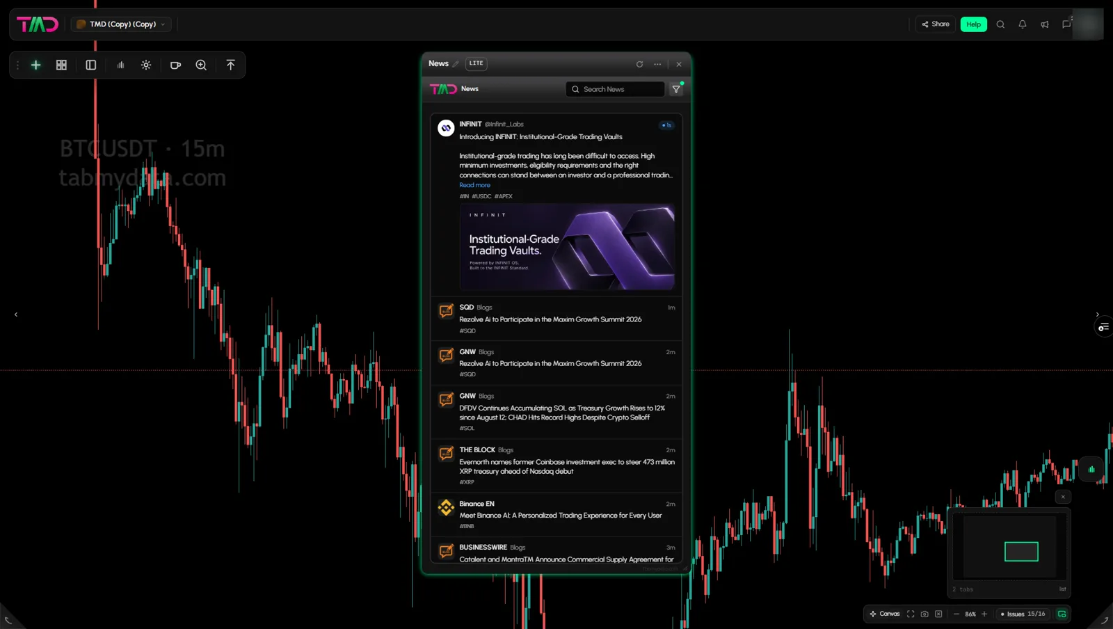 Filter by source menu